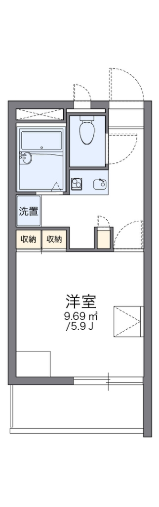 レオパレスグランエスポワール 間取り