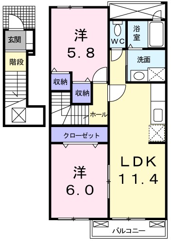 グリシーヌ 間取り