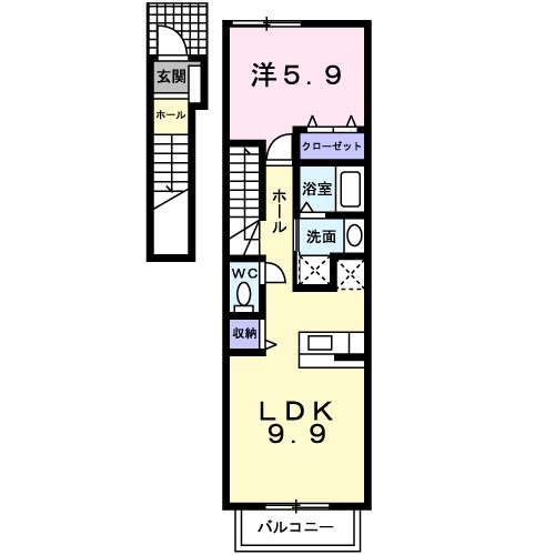 デスパシオ　Ｂ 間取り