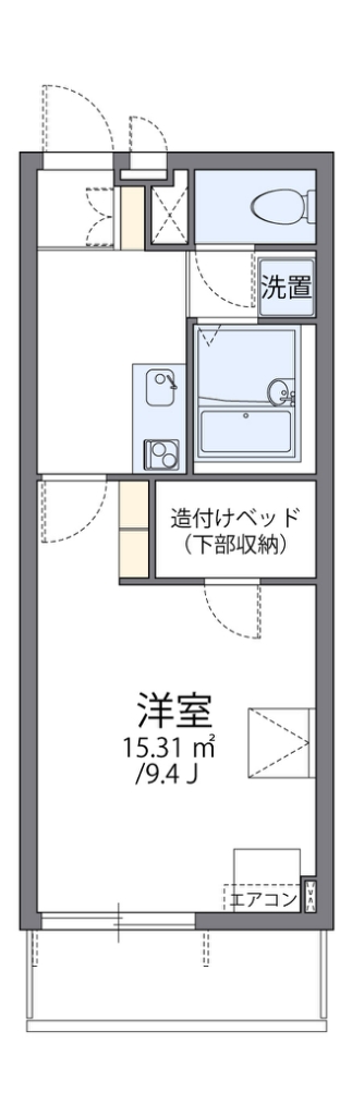 レオパレス宇都宮南 間取り