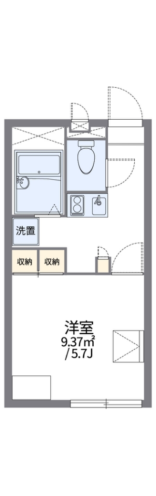 レオパレス針ヶ谷の丘 間取り