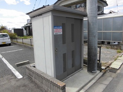 レオパレス針ヶ谷の丘 入居者様専用ゴミ庫です。