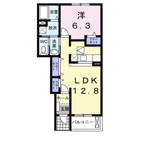 アザレア　五番館 間取り