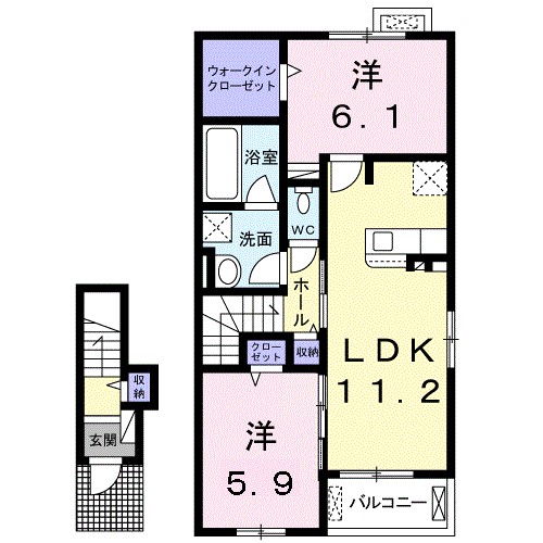 ベルフルール 間取り