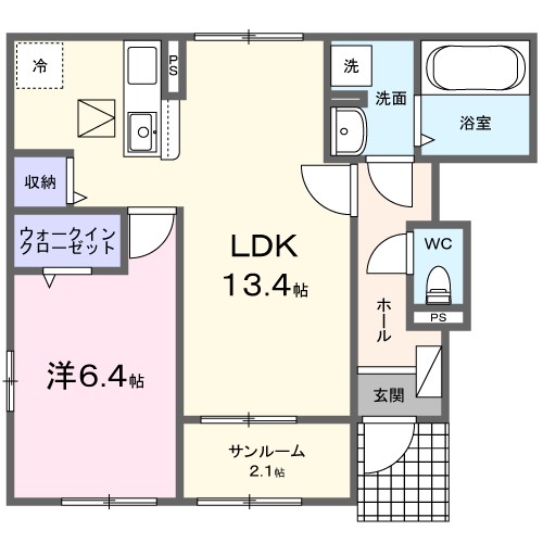 グレース　メロウ　Ｅ 間取り