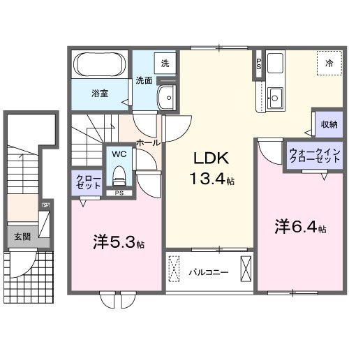 グレース　メロウ　Ｅ 間取り