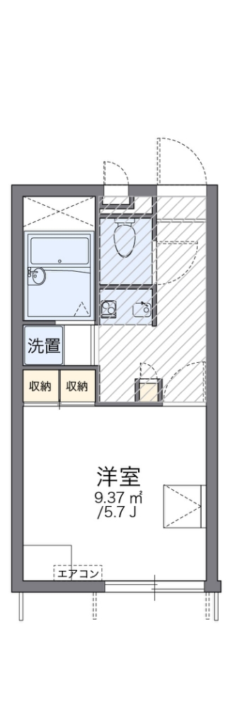レオパレスグローバルⅢ 間取り