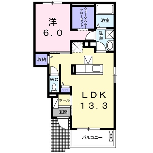 エテルノ　サンシャインⅢ 間取り