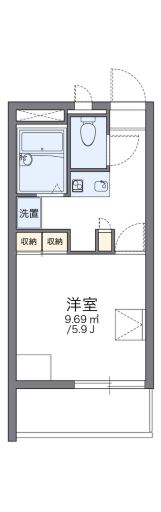 レオパレスグランエスポワール 間取り