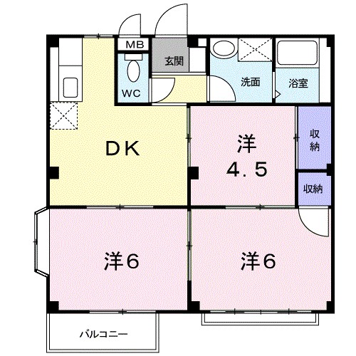 エルディム小堀Ａ 間取り