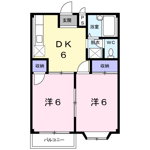 マロニエプラザ上三川Ａ 間取り
