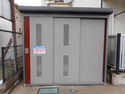 レオパレスプリメロ 入居者様専用ゴミ庫となります