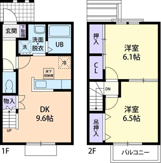 アンフィニジャン　Ａ 間取り