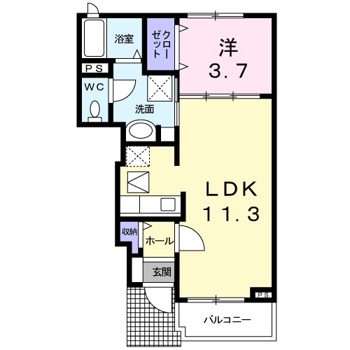 アスカ　Ｄ 間取り