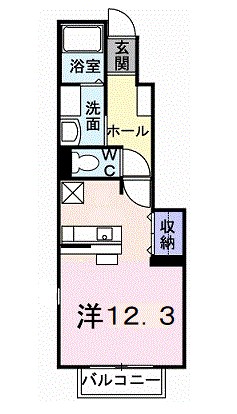 アプリコット・ヴィラ　Ｉ 間取り