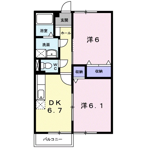 グリーンガーデンⅡ 間取り
