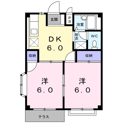 アーバン　スナガ　Ｓ 間取り