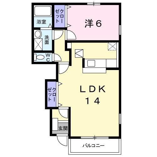 アフロディテＢ 間取り