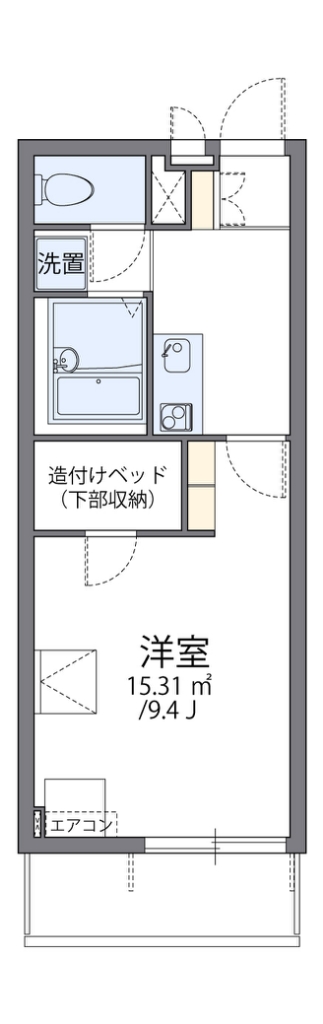 レオパレス宇都宮南 間取り