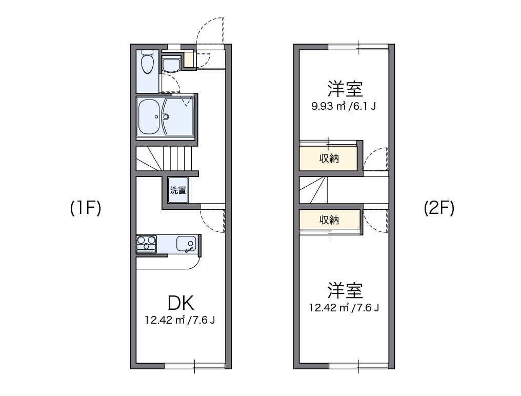 レオパレスやなせ 間取り