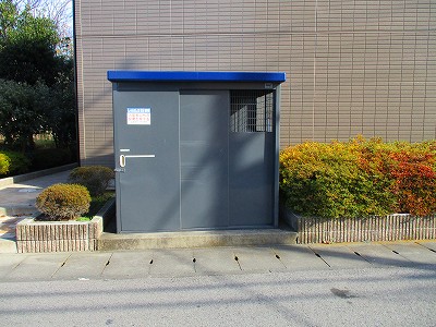 レオパレスやなせ 入居者様専用ゴミ庫です。