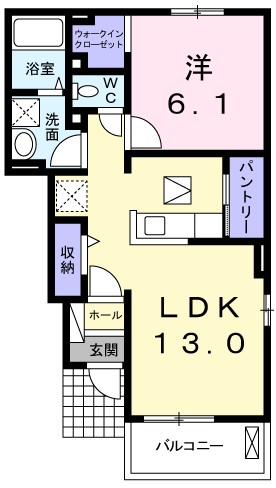 ヴィラ・ソリアードＣ 間取り