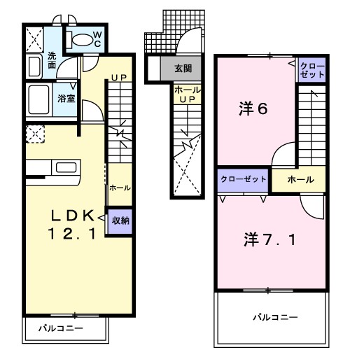 フルール．ｆ 間取り