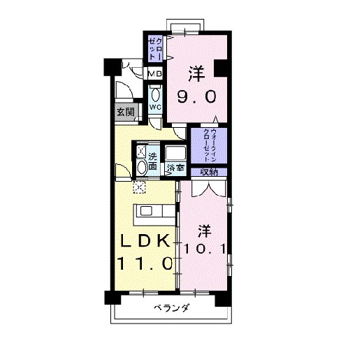 カーサ　ソレアード 間取り