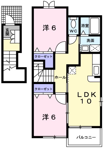 プラシードＡ 間取り