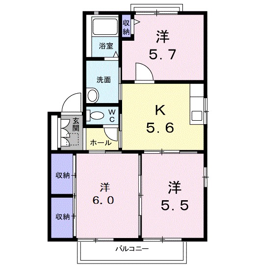 Ｋパレス 間取り