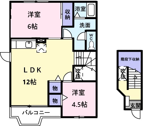 シャトーオオツカＢ 間取り