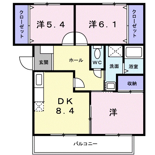 ペアレジデンスⅡ 間取り