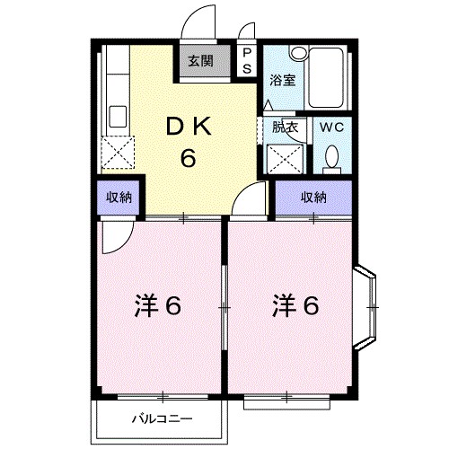 エルディム稲和Ｂ 間取り