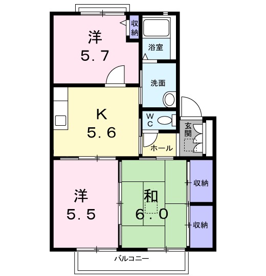 Ｋパレス 間取り