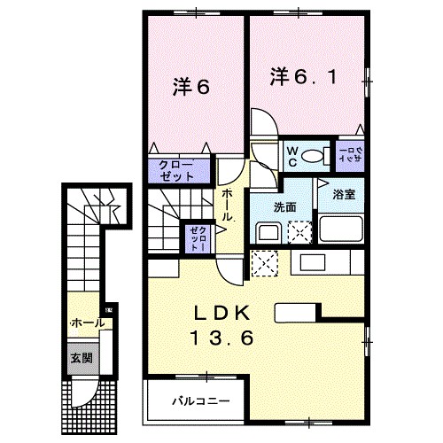 メゾン　オーブＡ 間取り