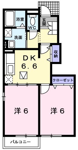 プラシードＡ 間取り
