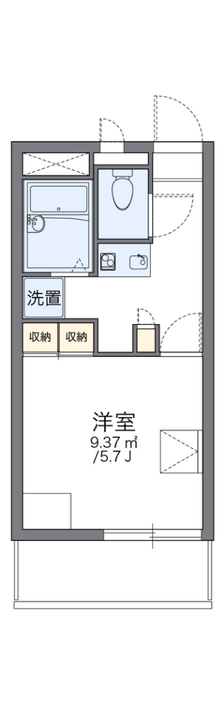 レオパレスアートＵ 間取り