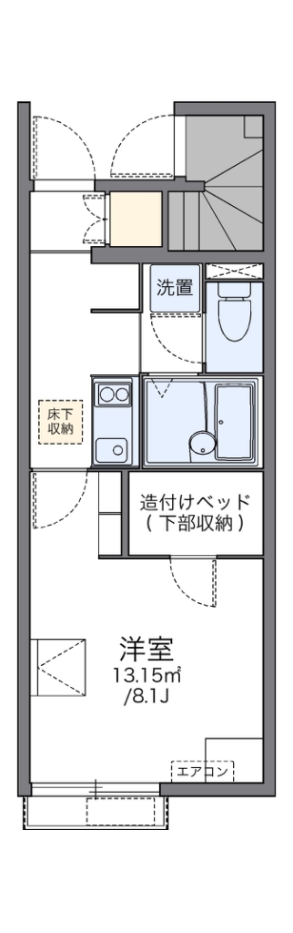 レオネクストフジヤマＢ 代表的な間取のため実際の間取とは異なる場合があります